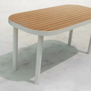 POLAR Table120 โต๊ะสนาม สีไม้ธรรมชาติ 1.20m.