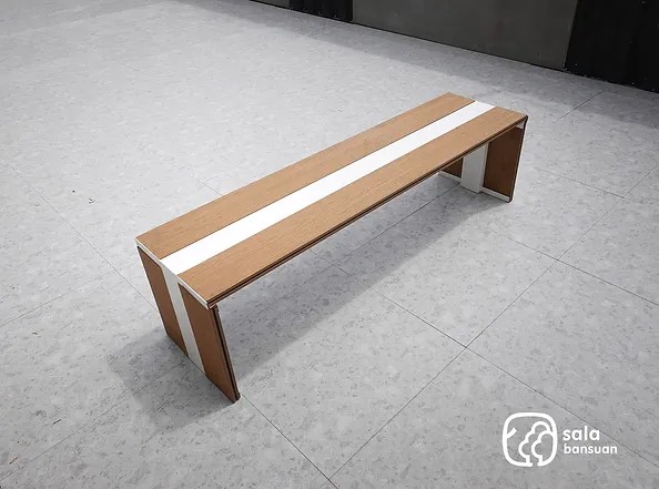 LUCA Bench 150 ม้านั่งสนาม สีไม้ธรรมชาติ 1.50m. - Image 3