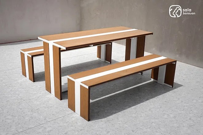 LUCA Bench 150 ม้านั่งสนาม สีไม้ธรรมชาติ 1.50m. - Image 5