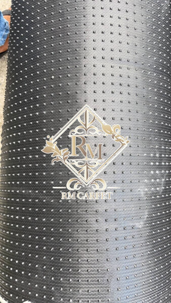 พรมดักฝุ่นใย PVC สีน้ำตาล ไม่มีลายหลังปุ่ม 1.2×9ม. - Image 4