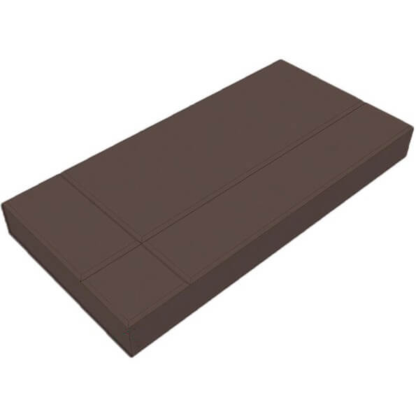 ศิลาเหลี่ยมลายกราฟฟิค-02 30x60x6ซม. น้ำตาล