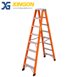 บันไดไฟเบอร์กลาสทรงเอขึ้นลงได้ 2ทาง 8+8ฟุต XG107A8