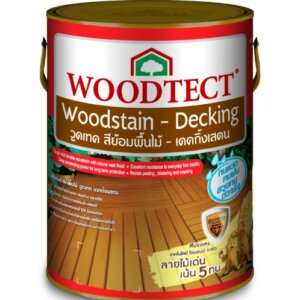 สีย้อมไม้ วูดเทค เดคกิ้งเสตน สูตรน้ำมัน(ชนิดด้าน)3.785 ลิตร WD-501