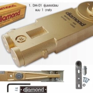Diamond โช๊คอัพประตูบานสวิงฝังบน DM-01 รุ่น 1 วาล์ว แบบตั้งค้าง