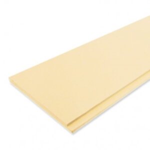 CONWOOD ไม้ผนังบังใบ คอนวูด ลายเสี้ยน หน้า 8″ รุ่น G0 สีงาช้าง