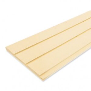 CONWOOD ไม้ผนังบังใบ คอนวูด ลายเสี้ยน หน้า 8″ รุ่น G2 สีงาช้าง