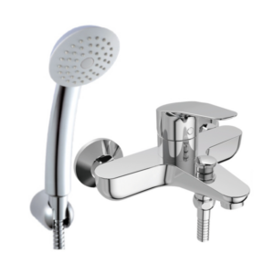 AMERICAN STANDARD A-0311-200 ก๊อกผสมลงอ่าง/ยืนอาบ พร้อมฝักบัวสายอ่อน รุ่น Cygnet