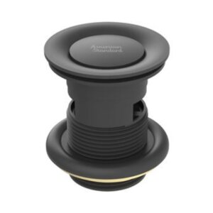 AMERICAN STANDARD A-8016-A-BK สะดืออ่างล้างหน้าแบบกด (มีรูน้ำล้น) สี Matte Black
