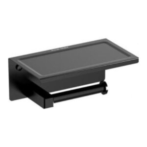 AMERICAN STANDARD K-0498-84-BK ที่ใส่กระดาษชำระ พร้อมชั้นวาง รุ่น Concept Square สี Matte Black