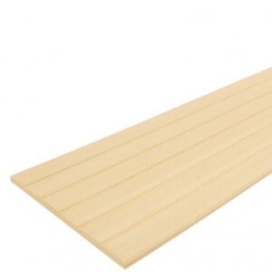 CONWOOD ไม้ตกแต่งผนัง คอนวูด รุ่น เซาะร่อง V สีงาช้าง