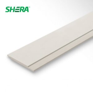 ไม้ฝาสเปลนดิดเฌอร่า รุ่นวิจิตรโกสน ผิวเรียบ สีธรรมชาติ 1x15x300ซม.