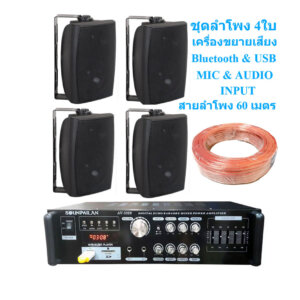 ชุดเครื่องเสียง ลำโพง-เครื่องขยายเสียง