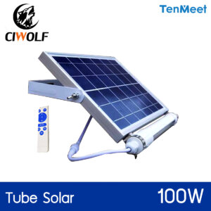 TM Tube Solar นีออนโซล่าเซลล์ 100W แสงขาว TENMEET