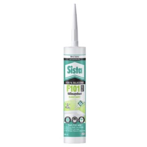 SISTA F101 Plus ซิลิโคนยาแนวสุขภัณฑ์(กันเชื้อรา) 300ml. สีใส