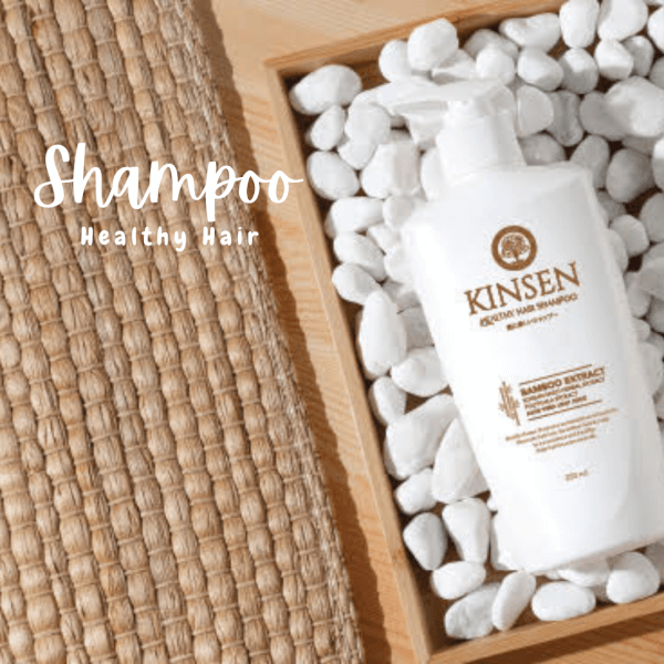ใหม่ !! KINSEN HEALTHY HAIR SHAMPOOสมุนไพรธรรมชาติจากเกาหลี11ชนิด ลดผมหลุดร่วง อาการคันศีรษะ