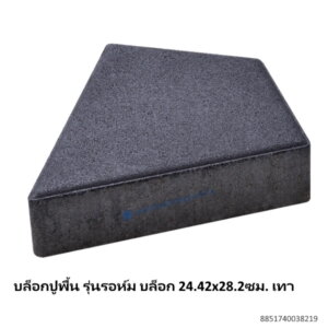 บล็อกปูพื้น รอห์ม บล็อก 24.42x28.2ซม. เทา