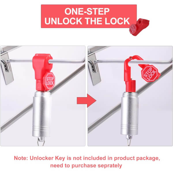 Stop Lock ตัวล็อคกันขโมยพลาสติก 6 มม. สีดำ แพ็ค100ตัว - Image 4
