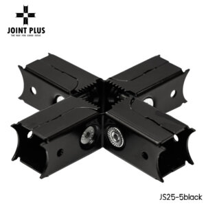JS25-5 ข้อต่อเหล็กกล่องสีดำ 1นิ้ว(25×25มมม.)