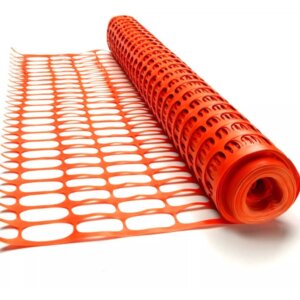 ตาข่ายพลาสติกเซฟตี้ 1X50 เมตร สีส้ม