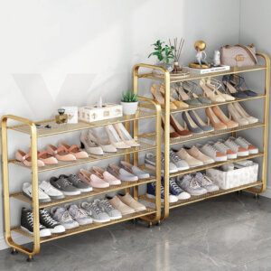 ชั้นวางรองเท้า แสตนเลสหนา ชั้นวางสแตนเลสท่อแบบเหลี่ยมCB0204-CB0207