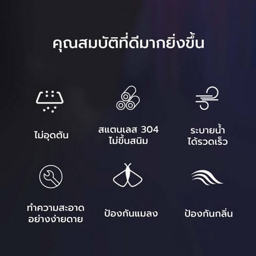 รางระบายน้ำ ตะแกรงระบาย สแตนเลส304 80/100/120 cm - Image 6