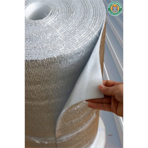 ฉนวนกันความร้อนพีอีเคลือบฟอยล์ หนา5mm กว้าง90cm ยาว5-20m - Image 3