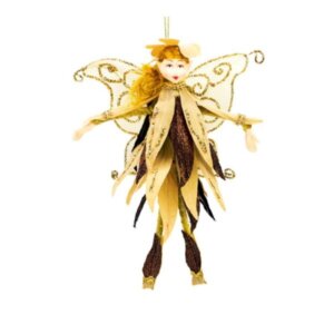ตุ๊กตา Angel 10นิ้ว ปีกผีเสือ ปีเตอร์แพน สีทอง 90155-6