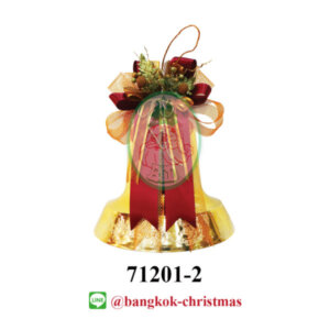 ระฆัง 12นิ้ว ประดับโบว์แดง