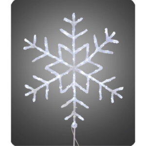 สโนว์เฟล็กซ์มีไฟ 18x18นิ้ว Snowflake