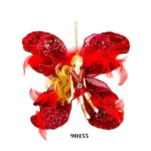 ตุ๊กตา Angel 8นิ้ว ปีกผีเสือ สีแดง 90155