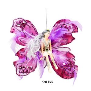 ตุ๊กตา Angel 8นิ้ว สีชมพู ปีกผีเสือ 90155