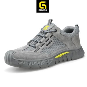 Guyisa รองเท้าบูทเซฟตี้ หัวเหล็ก Super soft 0266F ไซส์ 37-45