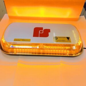 ไฟไซเรน หลังเต่า12-24V 44วัตต์ 44LED 14สเต็ป เหลืองล้วน