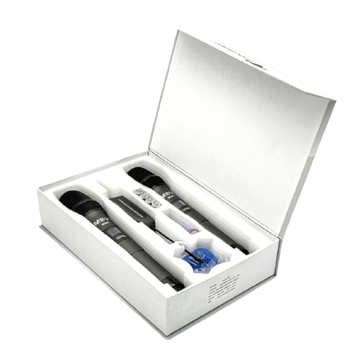 ชุดเครื่องเสียง ตู้ลำโพง1คู่+เพาเวอร์มิก+ไมโครโฟนไร้สาย set M40DM122M77 ฟรีสายต่อลำโพง - Image 9