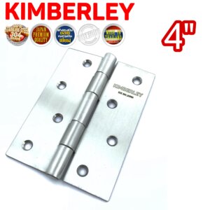 บานพับประตู บานพับหน้าต่าง สเตนเลสแท้ KIMBERLEY MR.Hardware NO.930-4" SS