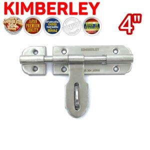 กลอนขวางสเตนเลสแท้ (SUS 304 JAPAN) KIMBERLEY NO.959-4" SS