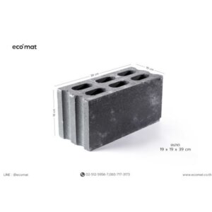 อิฐอีโค แมท อิฐบล็อกเบา ECOMAT 19ซม.