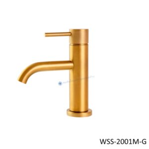 ก๊อกอ่างล้างหน้าเดี่ยว WSS-2001M-G สีทอง