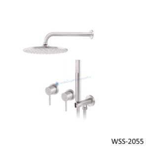 ฝักบัวเรนชาวเวอร์น้ำผสม แบบฝังผนัง พร้อมฝักบัวมือถือ WSS-2055