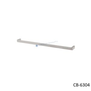 ราวแขวนผ้าสแตนเลส ขนาด 60 ซม. ผิวแฮร์ไลน์ รุ่นคิวบ์ CB-6304
