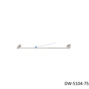 ราวแขวนผ้าสแตนเลส ขนาด 75 ซม. ผิวแฮร์ไลน์ รุ่นดิวดรอป DW-5104-75