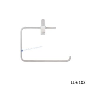 ห่วงแขวนผ้าสแตนเลส ผิวแฮร์ไลน์ รุ่นลอลลี่ LL-6103