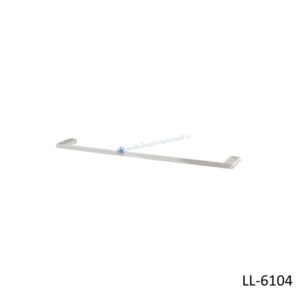 ราวแขวนผ้าสแตนเลส ขนาด 60 ซม. ผิวแฮร์ไลน์ รุ่นลอลลี่ LL-6104