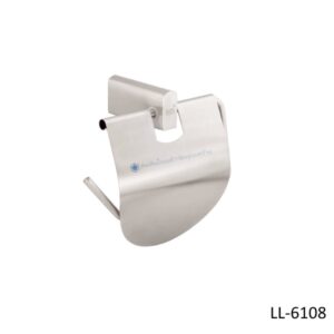 ที่ใส่กระดาษทิชชู่สแตนเลส มีฝาปิด ผิวแฮร์ไลน์ รุ่น ลอลลี่ LL-6108