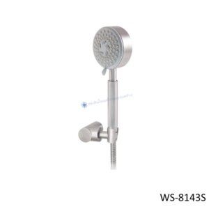 ฝักบัวอาบน้ำสแตนเลส 3 นิ้ว 3 ฟังก์ชั่น WS-8143S