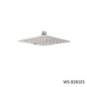 หัวฝักบัวสแตนเลส แบบเหลี่ยม 8 นิ้ว WS-8281ES
