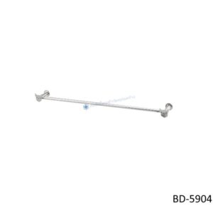 ราวแขวนผ้าสแตนเลส ขนาด 60 ซม. ผิวแฮร์ไลน์ รุ่นบูลด็อก BD-5904