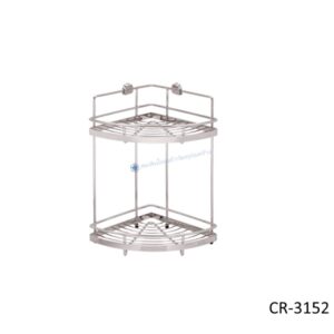 ชั้นวางอเนกประสงค์สแตนเลส เข้ามุม 2 ชั้น CR-3152