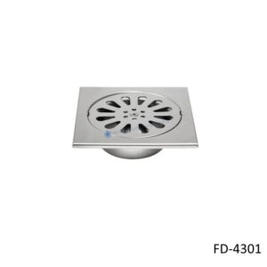 ตะแกรงกันกลิ่นกันแมลงสแตนเลส หน้าแปลน 4 นิ้ว FD-4301