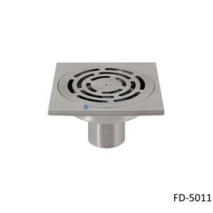 ตะแกรงกันกลิ่นกันแมลงสแตนเลส หน้าแปลน 5.5 นิ้ว FD-5011